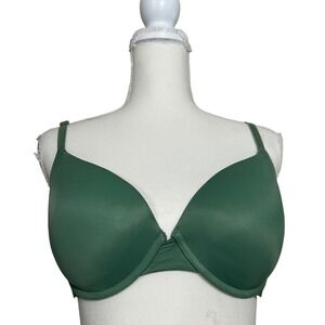 PINK by Victoria's Secret Push‎ Up Bra Green Everyday Wear Size 34DD